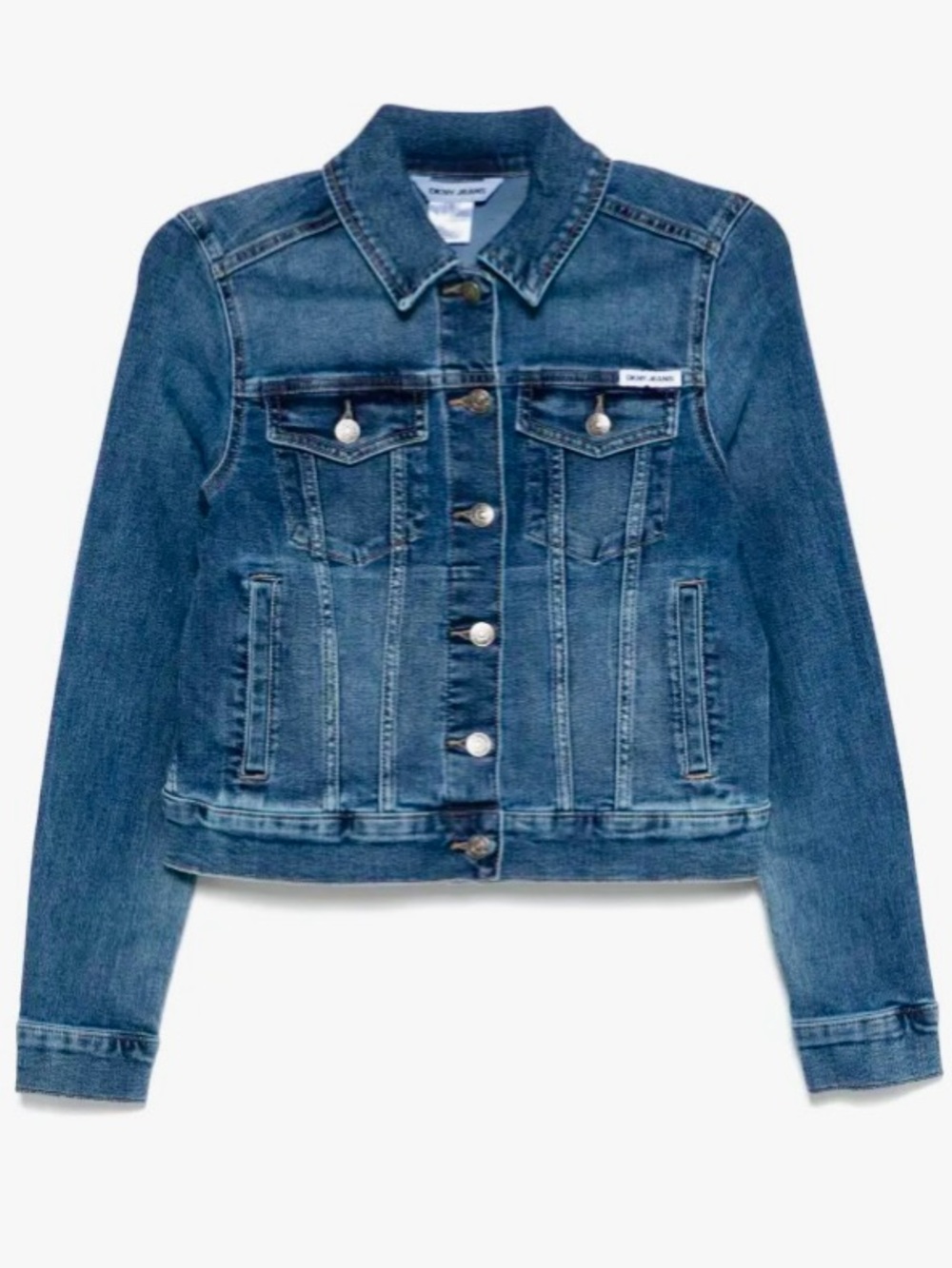 DKNY Jeans Medium Blue Denim Jacket, Size 1X  NWT